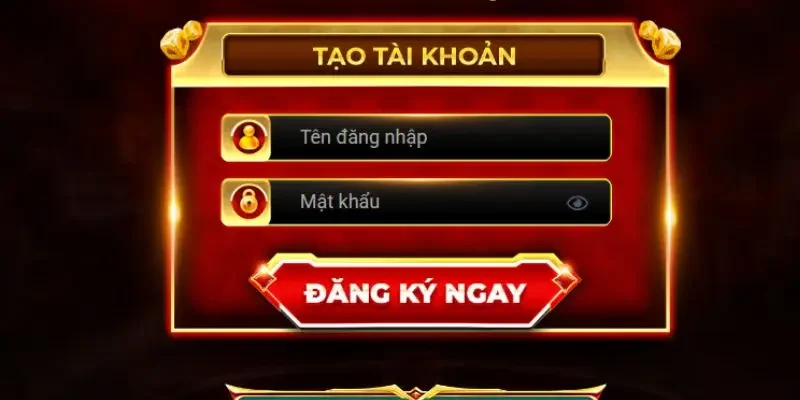 Đăng ký account dễ dàng, nhanh gọn